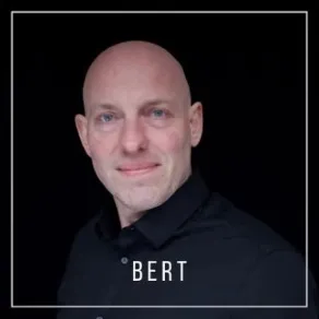 Portret van Bert, cast van Ruth