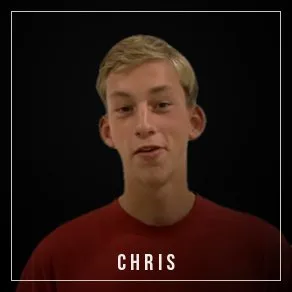 Portret van Chris, cast van Ruth
