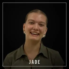 Portret van Jade, cast van Ruth