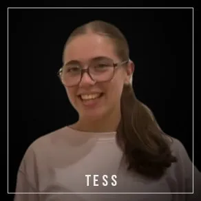 Portret van Tess, cast van Ruth