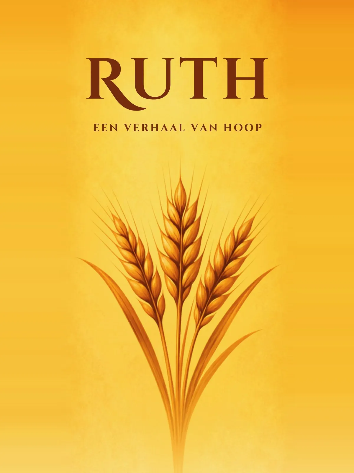 Affiche van de musical Ruth, een verhaal van hoop